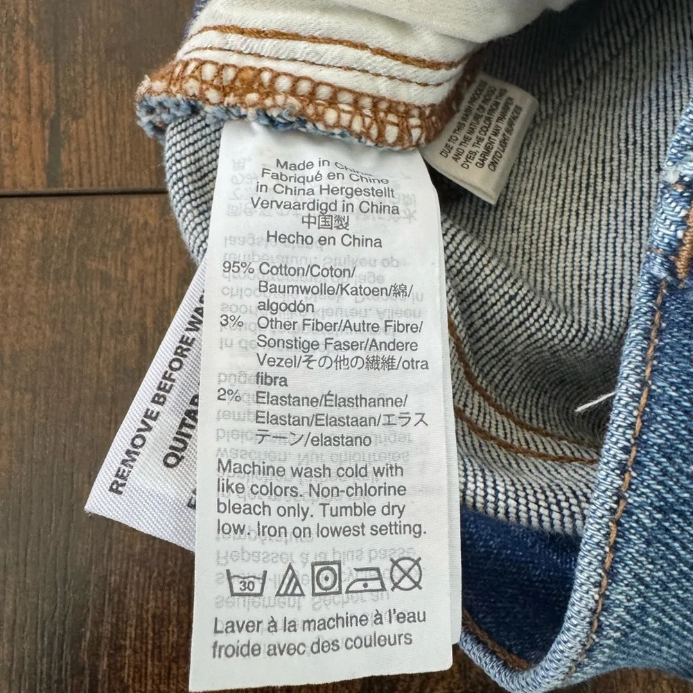Madewell Cali Demi-Boot Blue Jeans size 27 - Picture 5 of 13